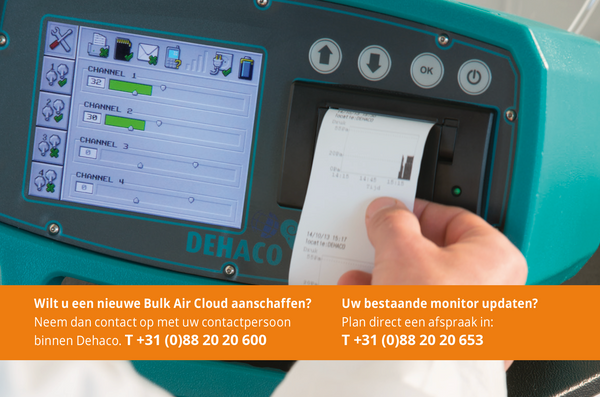 Echtzeitdaten Ihres Bulk-Air-Unterdruckmonitors