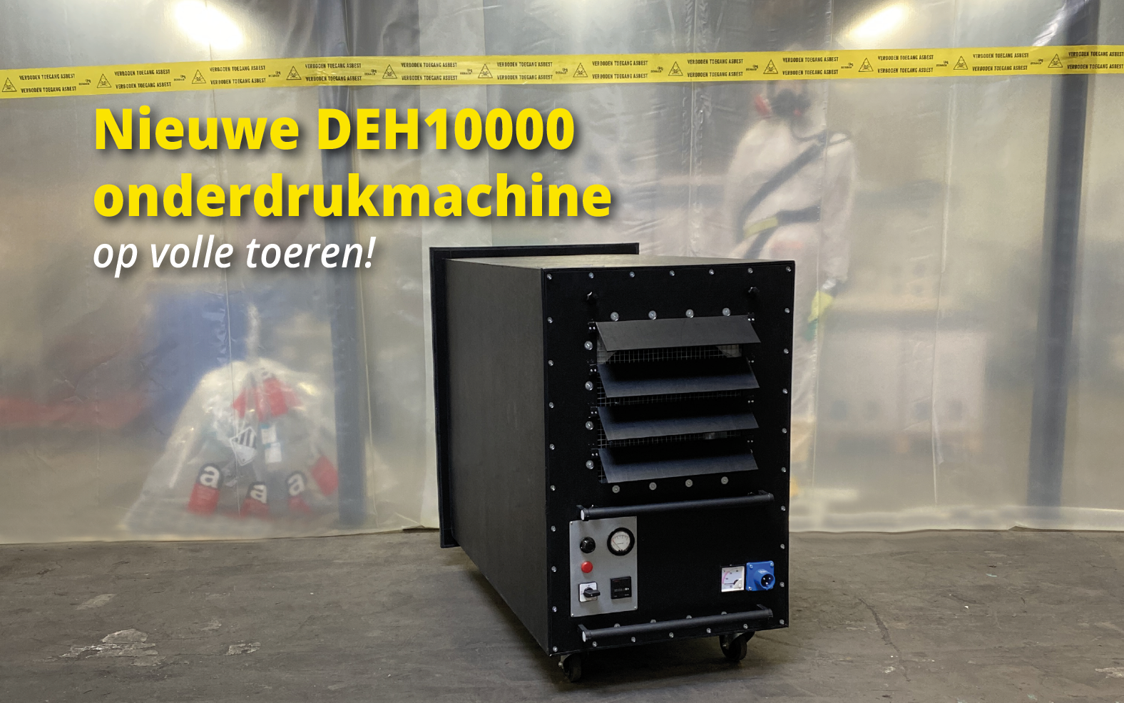 Nieuwe DEH10000 onderdrukmachine