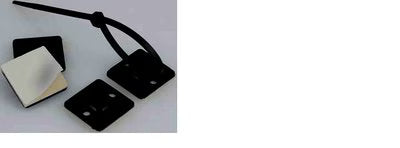 3M™ Scotchflex™ CTS-19 BC Kabelbinder-Sockel, Schwarz, 19 mm x 19 mm, 3,9 mm