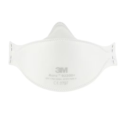 3M™ Aura™ Komfort Partikelmaske 9320+, FFP2, ohne Ventil, 3er-Packung