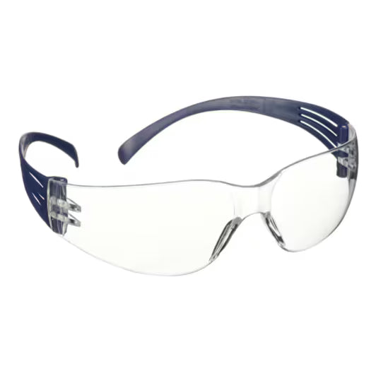3M™ SecureFit™ 100 Schutzbrille, blaue Fassung, kratz-/beschlagfrei, klare Gläser, SF101AF-BLU-EU, 20/Karton