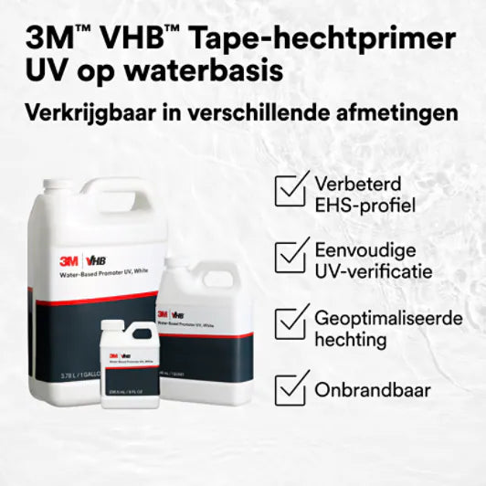 3M™ VHB™ Haftprimer auf Wasserbasis UV, Weiß, 3.79 L