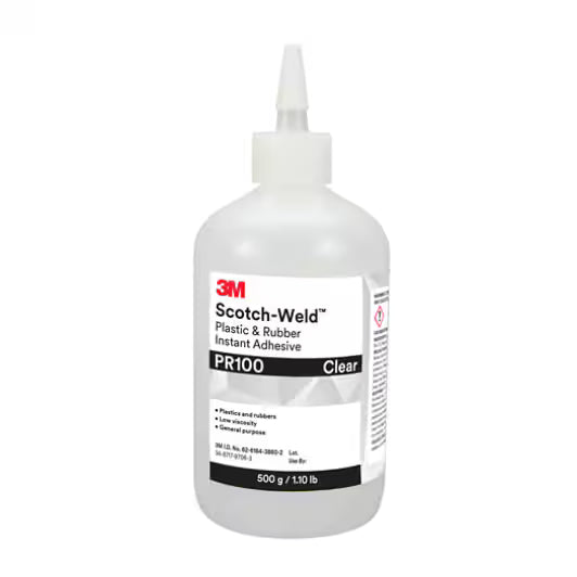 3M™ Scotch-Weld™ Sofortklebstoff Kunststoff und Gummi PR100, Transparent, 20 g