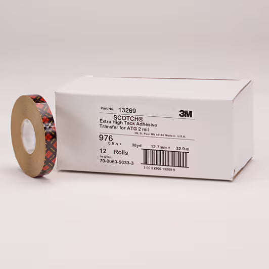Scotch® ATG Transfer-Klebeband 976, Transparent, 12 mm x 55 m, 0.05 mm