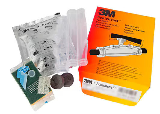 3M™ Scotchcast™ 92-NBA 4 Gießharz-Kabelverbindungsmuffe, 0.6/1 kV, 4x 25 - 50, 5x 16 - 35 mm²