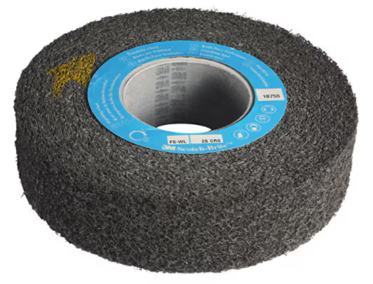 Scotch-Brite™ Finishing Wheel FS-WL, blau, 150 mm x 51 mm x 25,4 mm, 2S MED