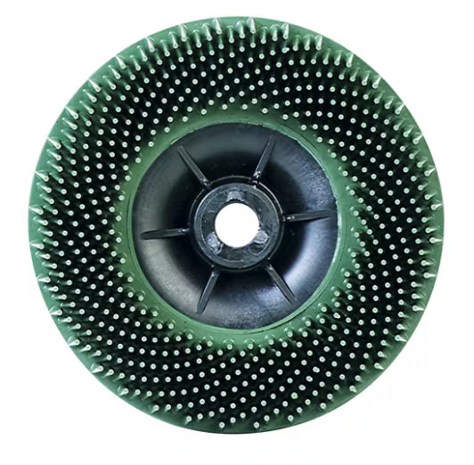 3M™ Scotch-Brite™ Bristle-Scheibe BD-ZB, grün, Ø 115 mm, P50, M14, Kleinpackung, PN65184
