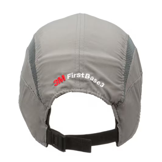 3M™ First Base™ 3 Anstoßkappe 2030607, Classic, Grau, kurzer Schirm, 55 mm, angepasst