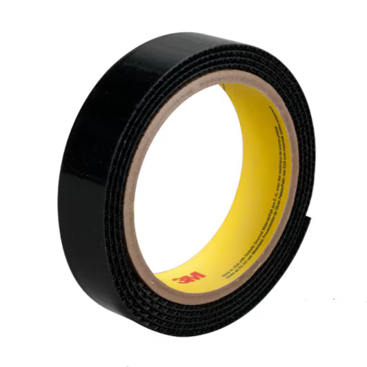 3M™ Hakenband SJ3527N, Schwarz, 16 mm x 45.7 m, 4.4 mm