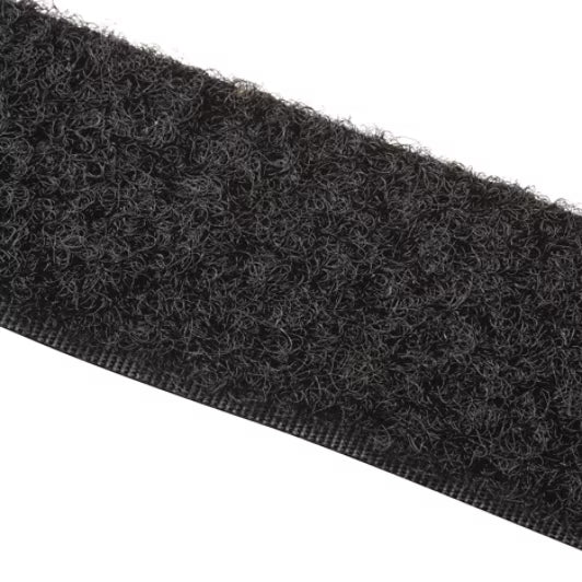 3M™ Flammenhemmendes Klettband – Flausch SJ3518FR, Schwarz, 25 mm x 45.7 m, 3.6 mm