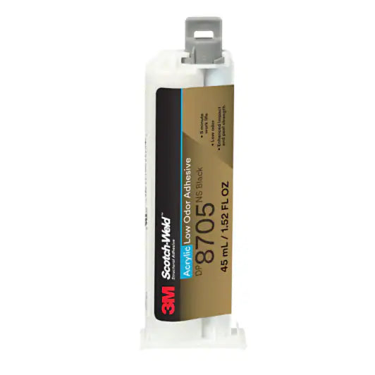 3M™ Scotch-Weld™ Geruchsarmer Acrylatklebstoff DP8705NS, Schwarz, 45 ml Duo-Pak
