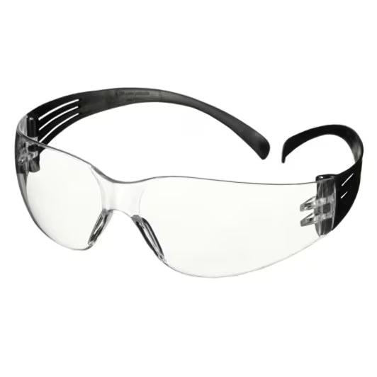 3M™ SecureFit™ 100 Schutzbrille, schwarzer Rahmen, kratzfeste, klare Gläser, SF101AS-BLK-EU, 5 St./Packung, 20 Packungen/Karton