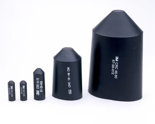 3M™ Warmschrumpf-Endkappe CRR 16-70, Schwarz, 24/8 mm