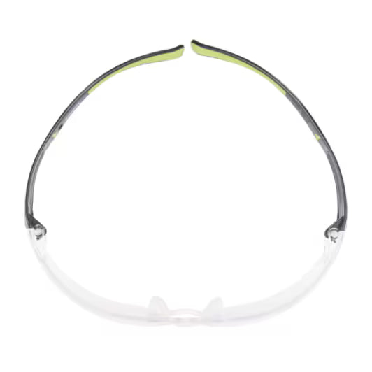 3M™ SecureFit™ 400 Schutzbrille mit Lesehilfe, schwarz/grüner Rahmen, kratzfest/antibeschlag, klar, +1,5 Dioptrien, SF415AS/AF-EU, 20/Box