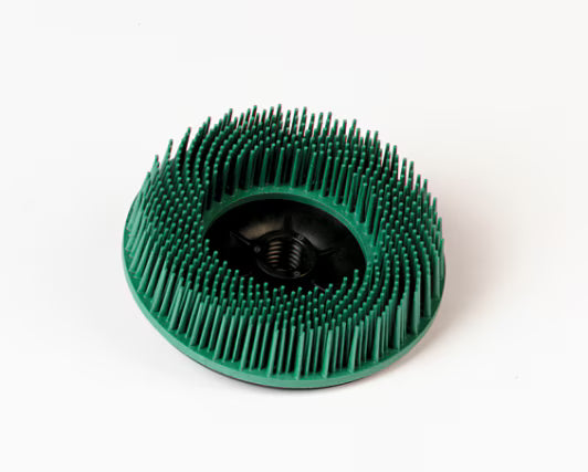 3M™ Scotch-Brite™ Bristle-Scheibe BD-ZB, grün, Ø 115 mm, P50, M14, Kleinpackung, PN65184