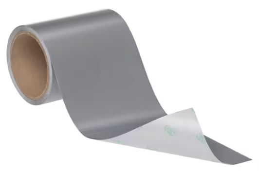 3M™ Lasermarkeerbares Etikettenmaterial 7848, Mattgrau/Schwarz, 90 mm x 300 m, 0.06 mm