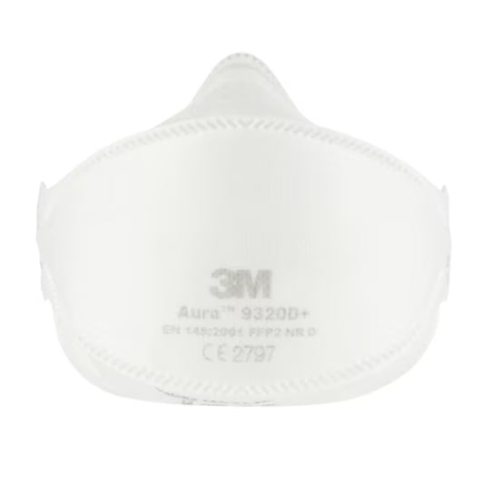 3M™ 9320+ Aura™ Einweg-Atemschutzmasken, FFP2, ohne Ventil, 5 Stück/Packung