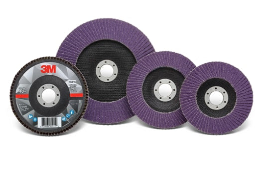 3M™ Fächerschleifscheibe 769F, T29, 115 mm x 22,23 mm, 120+