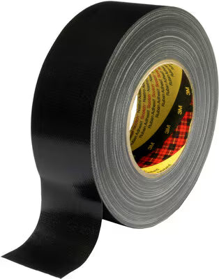 3M™ Extra Heavy Duty Duct Tape 389, Schwarz, 19 mm x 50 m, 0,26 mm