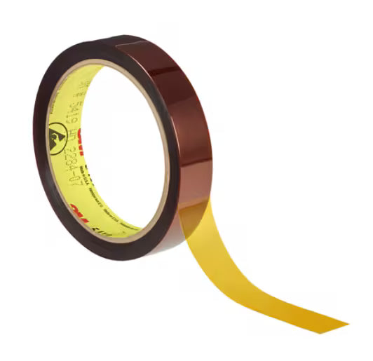 3M™ Low Static Polyimide-Filmklebeband 5419, Gold, 9,5 mm x 33 m x 0,07 mm, 24 Rollen/Karton
