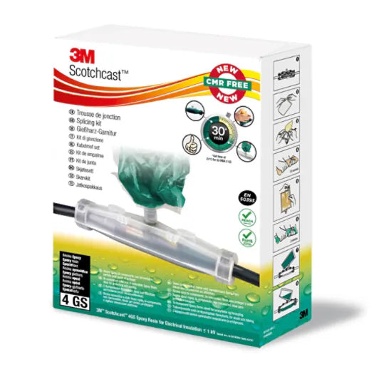 3M™ Scotchcast™ 92-NBA GS Verbindungsgarnitur, Größe 4, 0.6/1 kV, 4x 25 - 50 / 5x 16 - 35 mm², 2/Karton