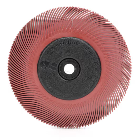 Scotch-Brite™ Radialborste BB-ZB mit Adapter, Typ A, 152 mm x 12,7 mm x 25,4 mm, P36