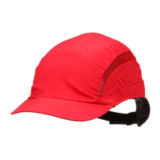 3M™ First Base™ 3 Anstoßkappe 2030616, Classic, rot, kurzer Schirm, 55 mm