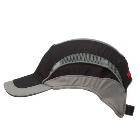 3M™ First Base™ 3 Anstoßkappe 2031217, Elite, Schwarz/Grau, Standardschirm, 70 mm