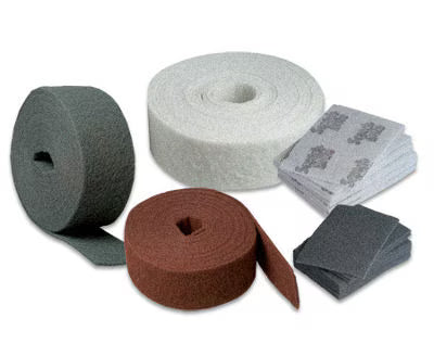 Scotch-Brite™ Verschleißfeste Schleifrolle WR-RL, 100 mm x 10 m, S VFN