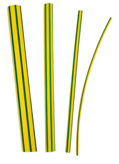 3M™ SFTW-202A Dünnwandiger Schrumpfschlauch, Gelb-Grün, 38/19 mm, 50 m
