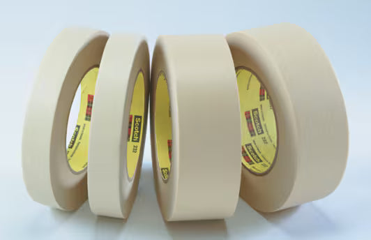 3M™ Hochleistungs-Abdeckband 232, Beige, 1500 mm x 1650 m, Eingeschränkt