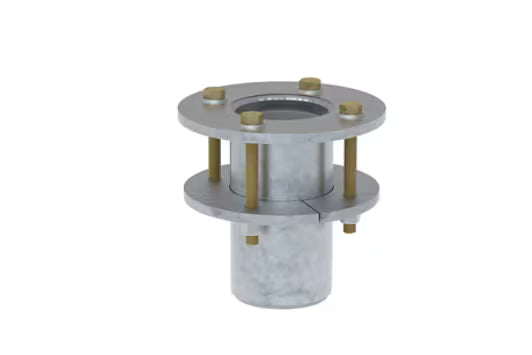 3M™ DBI-SALA® Basishalterung für beengte Räume, Bodenklemmenbefestigung, hohe Kapazität, verzinkt, 8000099