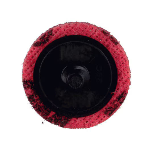 Scotch-Brite™ Roloc™ Oberflächenbearbeitungsscheibe Precision, PN-DR, mittel, TR, 38,1 mm, 25 Stück/Innenverpackung, 100 Stück/Karton, Spenderpackung