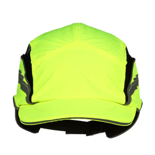 3M™ First Base™ 3 Anstoßkappe 2021866, Classic, Hi-Viz, Gelb, kurzer Schirm, 55 mm, angepasst