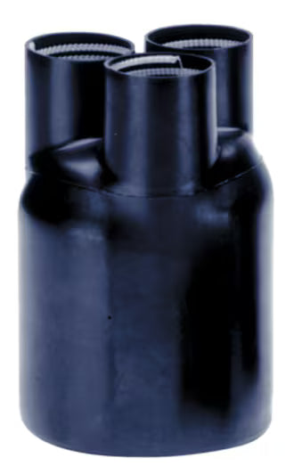 3M™ SKE 3F/2 Wärmeschrumpf-Verteiler, Schwarz, 3x 10 - 50 mm²