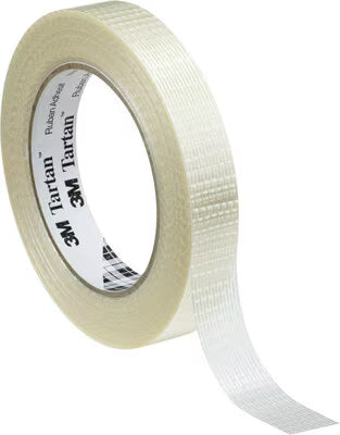 Tartan™ Kreuzgewebeverstärktes Filamentband 8954, Transparent, 25 mm x 50 m, 0.125 mm