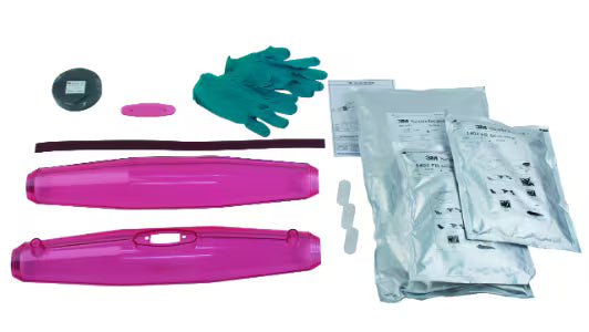 3M™ Scotchcast™ 92-NA 4 U Gießharz-Linienverbindungsmuffe, flammwidrig/chemikalienbeständig, 0,6/1 kV, bis 4x 95 mm²