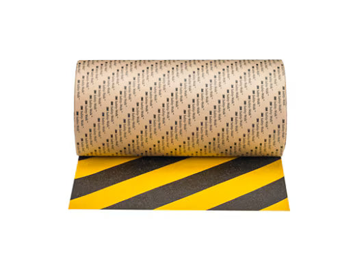 3M ™ Safety -Walk ™ Slip -resistentes Allzweckbänder und -Heads 613 - Schwarz/Gelb - 304,8 mm x 18,3 m - Roll - 1/Fall | 1 Übertreibung von 1 Roll