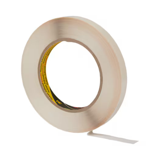 3M ™ Fingerlift Doppel -Seiten -Klebeband 983 - Creme Weiß - 18 mm x 500 m - 0,1 mm - breiterer Liner | 1 Exagus von 8 Rollen