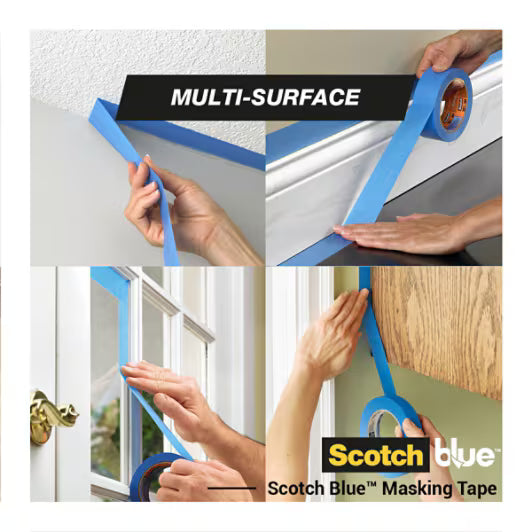 ScotchBlue™ Multi-Oberflächen-Klebeband, 24 mm x 41 m, 3 Rollen/Packung, 100 % PEFC, SGSCH-PEFC-COC-110078