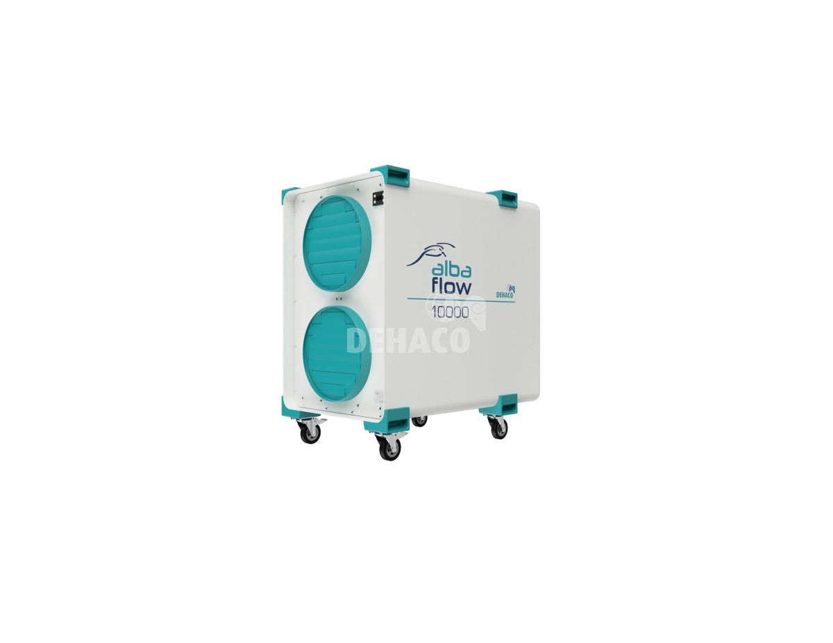 Alba Flow 10000 Unterdruckmaschine, 1-teilig, Ausblasseite seitlich