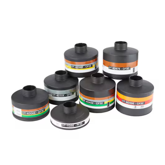 3M™ Gas-/Dampf- und Partikelfilter mit DIN-Gewinde CF32 A2B2E2K2HgP3 R D, DT-4046E