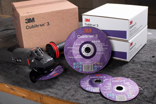 3M™ Cubitron™ 3 Trennscheibe, 87396, 36+, T42, 180 mm x 2,5 mm x 22,23 mm, EN, 25 Stück/Packung, 50 Stück/Karton
