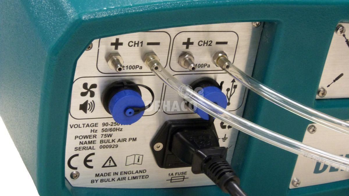 Bulk Air Unterdruckregistrierung Monitor 4 Kanäle