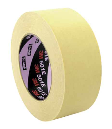 3M™ Hochtemperatur-Industrie-Kreppband 501E, Beige, 48 mm x 50 m