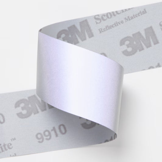 3M™ Scotchlite™ Reflexgewebe 9910, silber, 50.8 mm x 200 m