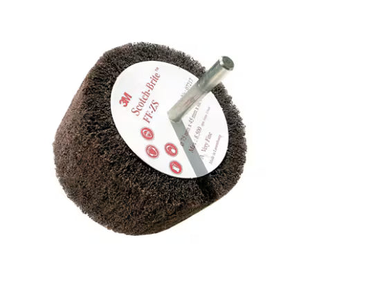 Scotch-Brite™ Cut & Polish Lamellenbürste auf Schaft PF-ZS, 100 mm x 45 mm x 6 mm, A VFN