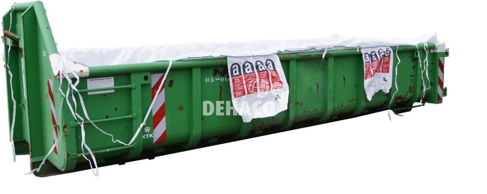 Containersack 620x240x225 cm mit A-Logo und 1 x Liner