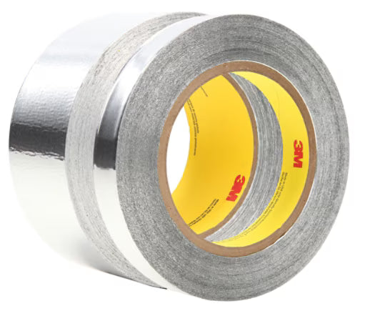 3M™ Aluminiumklebeband 425, Silber, 75 mm x 55 m, 0.12 mm