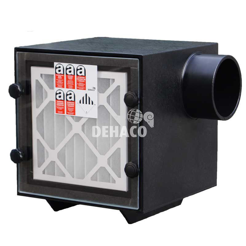 DEH750 Unterdruckmaschine, 1 Stück, Ausblasseite seitlich